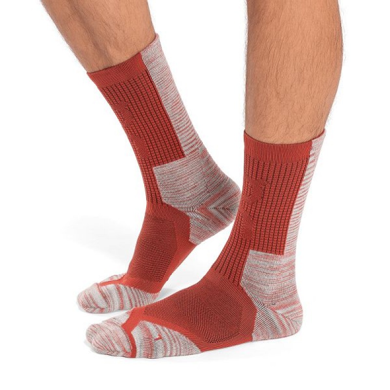 Men\'s On Running Explorer Merino Socks Red | 9583014_MY