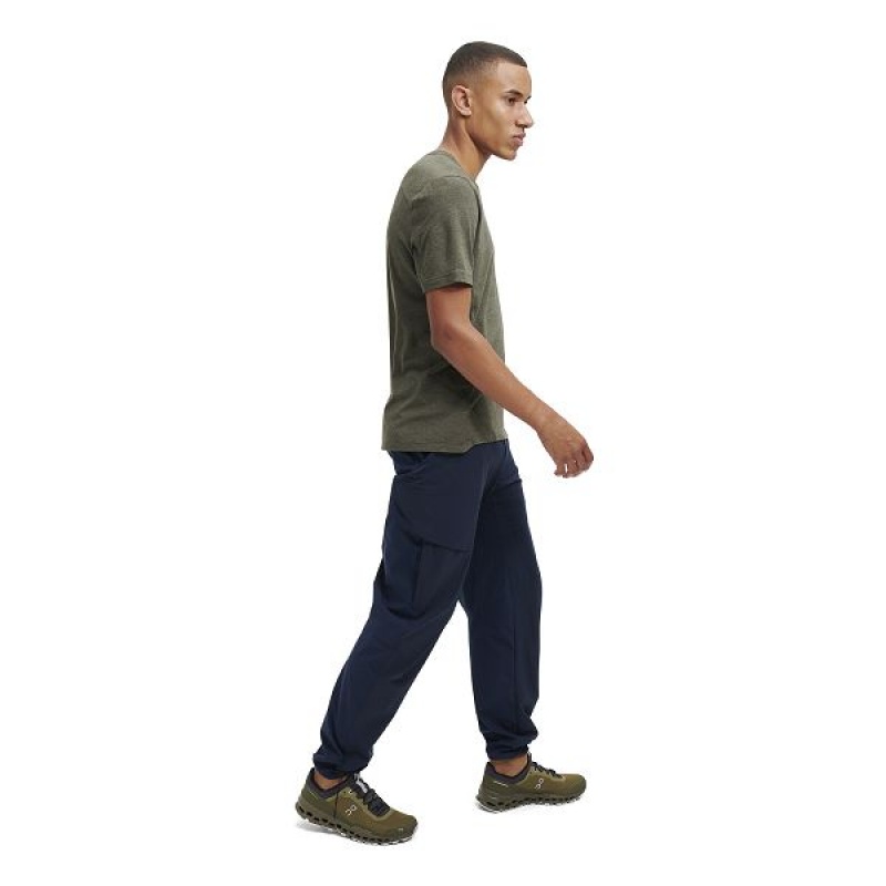 Men's On Running Explorer Pants Navy | 1236804_MY