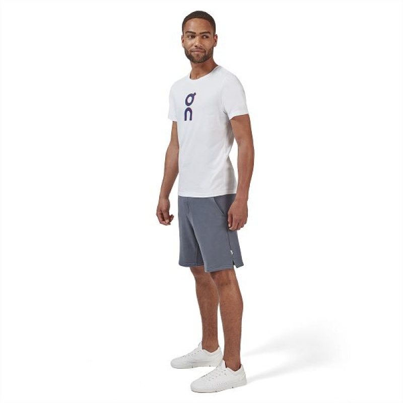 Men's On Running Graphic-T 1 T Shirts White | 4980637_MY