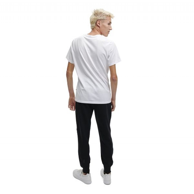 Men's On Running Graphic-T 1 T Shirts White | 9725316_MY