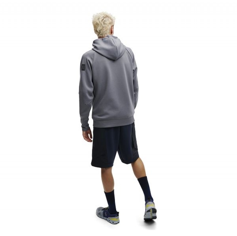 Men's On Running Hoodie 2 Hoodies Grey | 1732648_MY