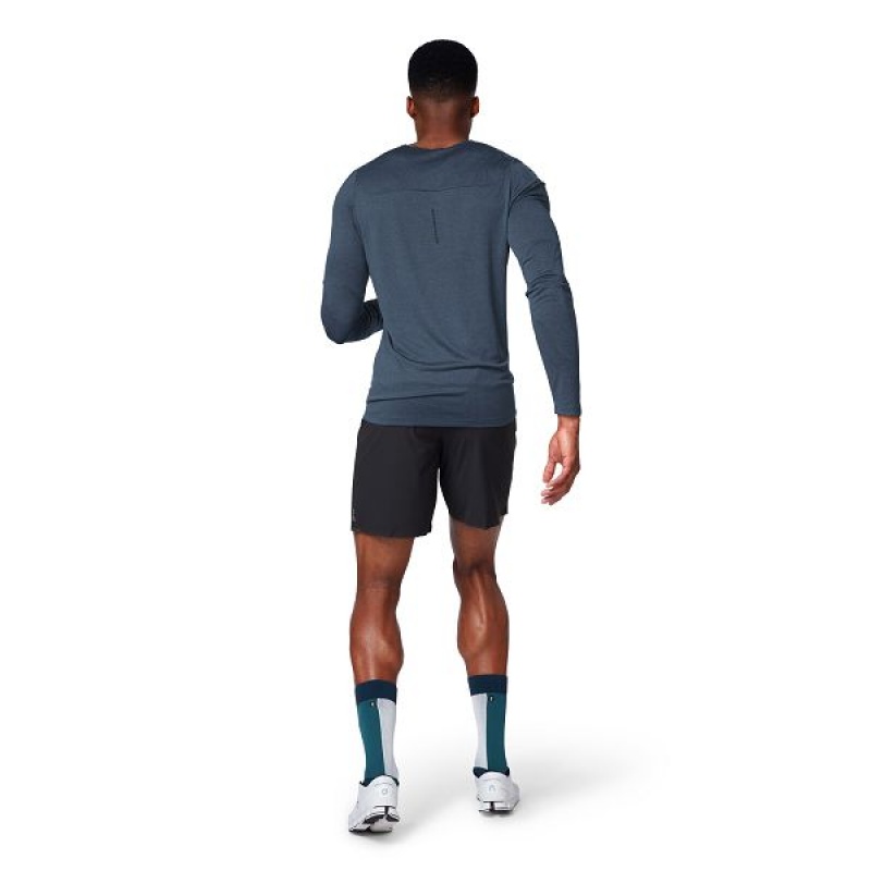 Men's On Running Hybrid 1 Shorts Black | 1498673_MY