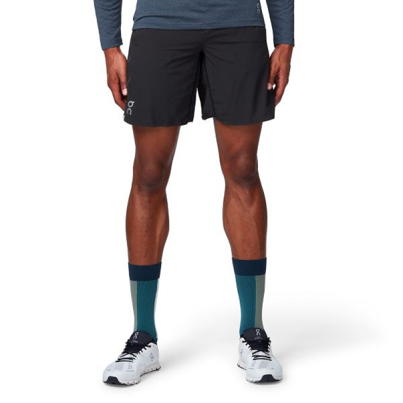 Men\'s On Running Hybrid 1 Shorts Black | 1498673_MY