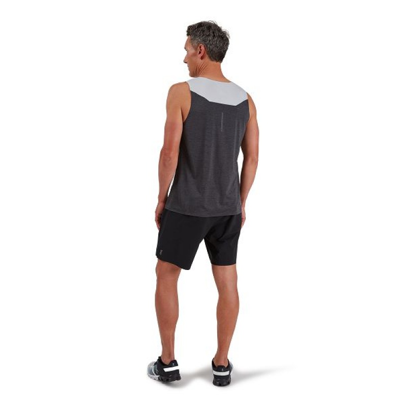 Men's On Running Hybrid 2 Shorts Black | 9102573_MY