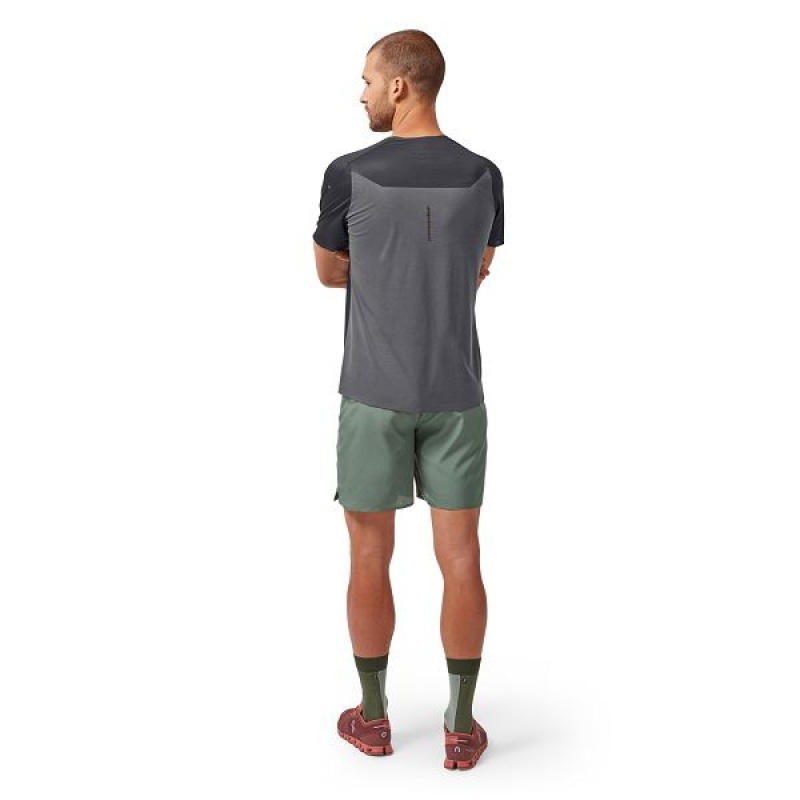 Men's On Running Lightweight 2 Shorts Olive | 8160394_MY