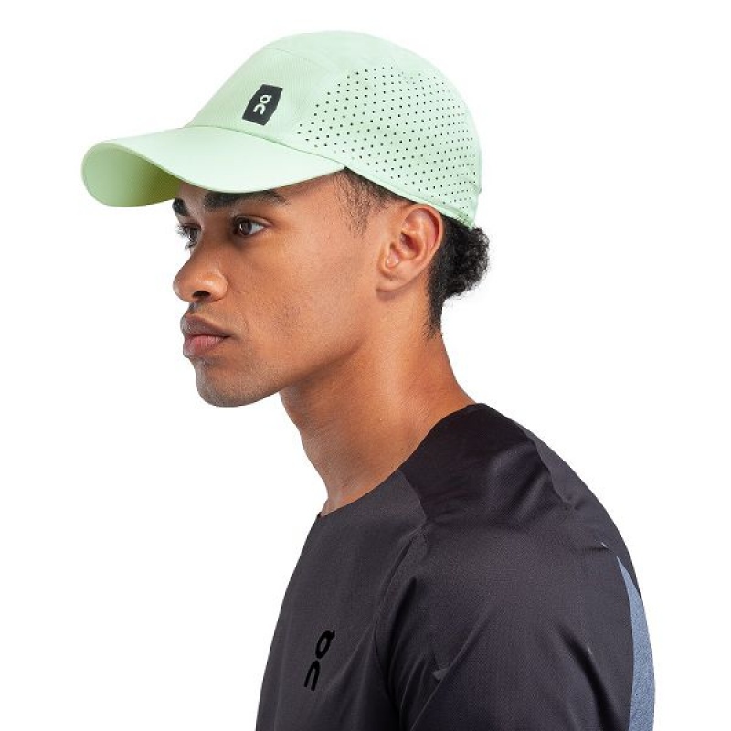 Men's On Running Lightweight Caps Green | 3568140_MY