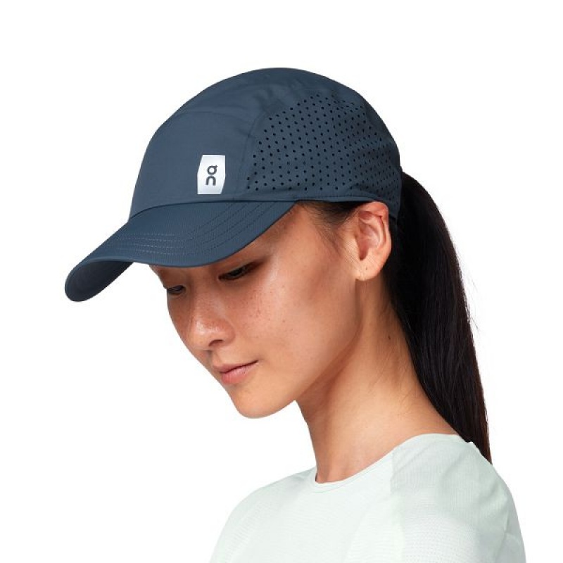 Men's On Running Lightweight Caps Navy | 1487592_MY