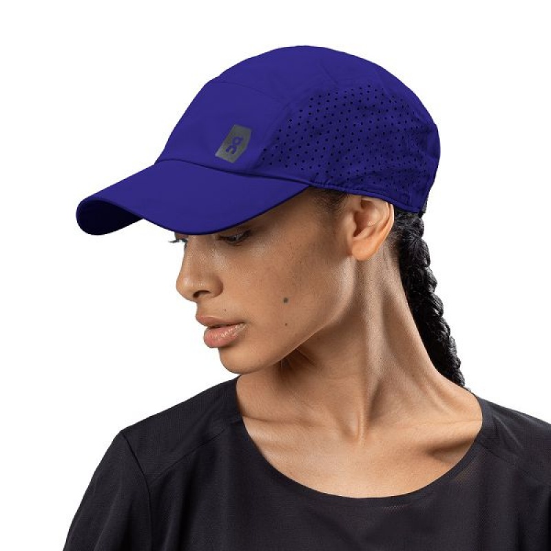 Men's On Running Lightweight Caps Navy | 7135208_MY