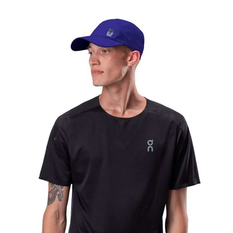 Men's On Running Lightweight Caps Navy | 7135208_MY