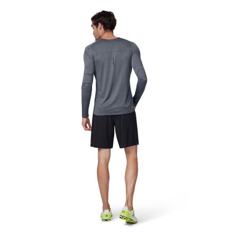 Men's On Running Long-T T Shirts Grey | 1639240_MY