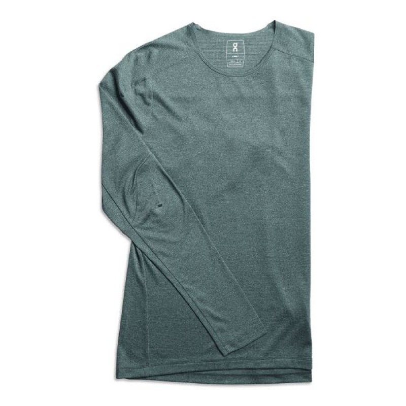 Men\'s On Running Long-T T Shirts Grey | 6047895_MY