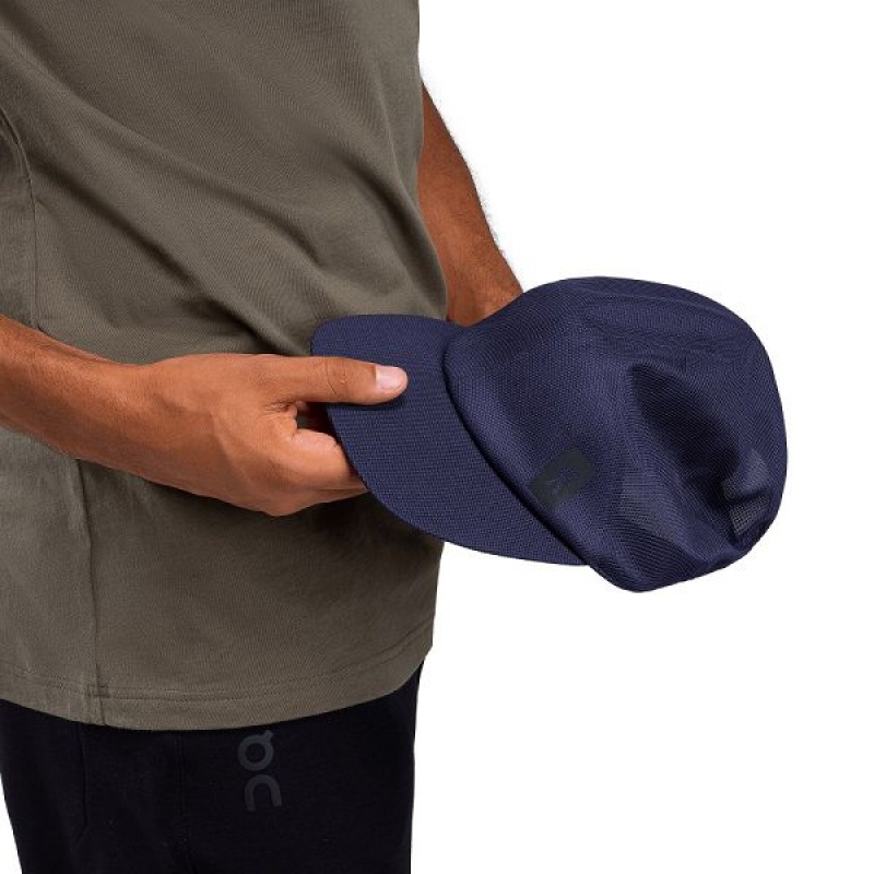 Men's On Running Moulded Caps Navy | 1730526_MY