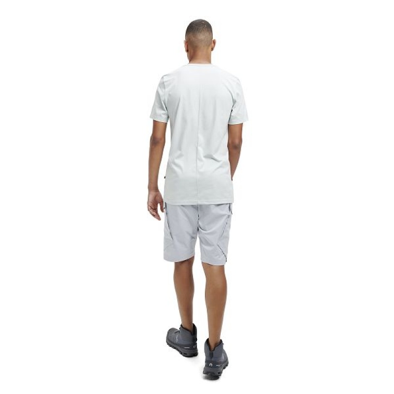 Men's On Running On-T 2 T Shirts White | 9627583_MY