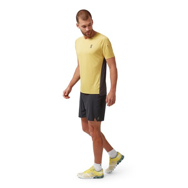 Men's On Running Performance-T 4 T Shirts Mustard | 4251038_MY