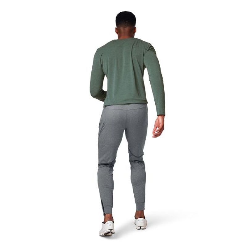 Men's On Running Running Pants Grey | 5873924_MY