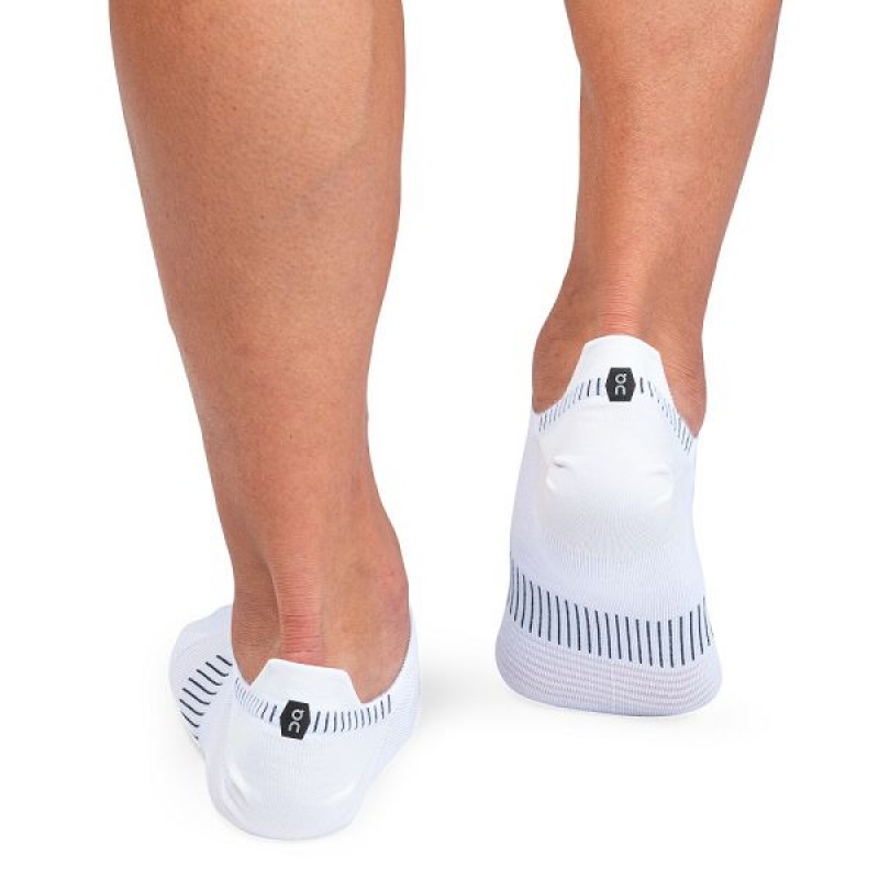 Men's On Running Ultralight Low Socks White / Black | 1798620_MY