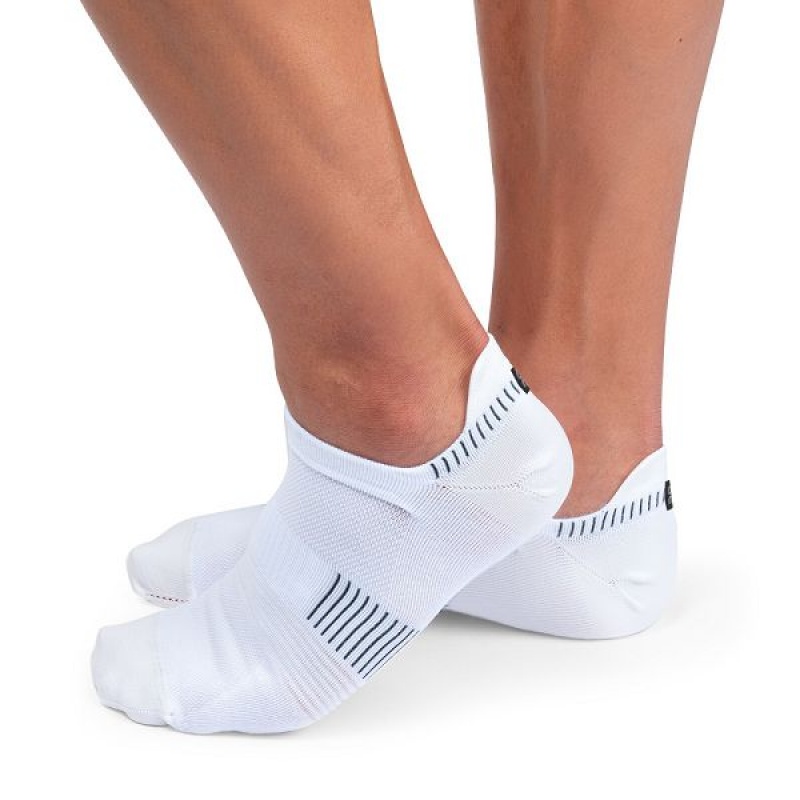Men\'s On Running Ultralight Low Socks White / Black | 1798620_MY