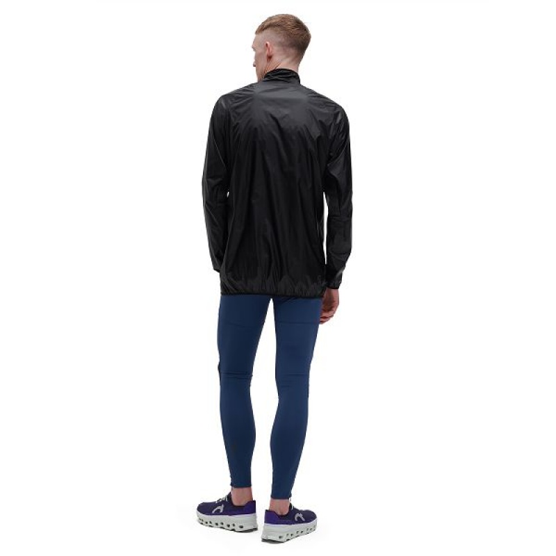 Men's On Running Zero Jackets Black | 1659283_MY