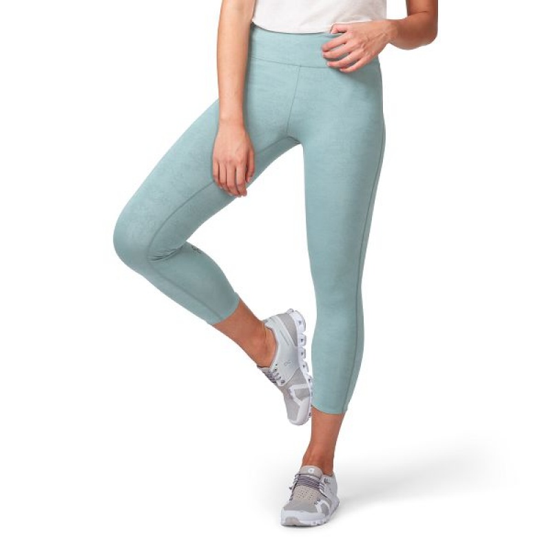 Women\'s On Running 7/8 Pants Green | 9215837_MY