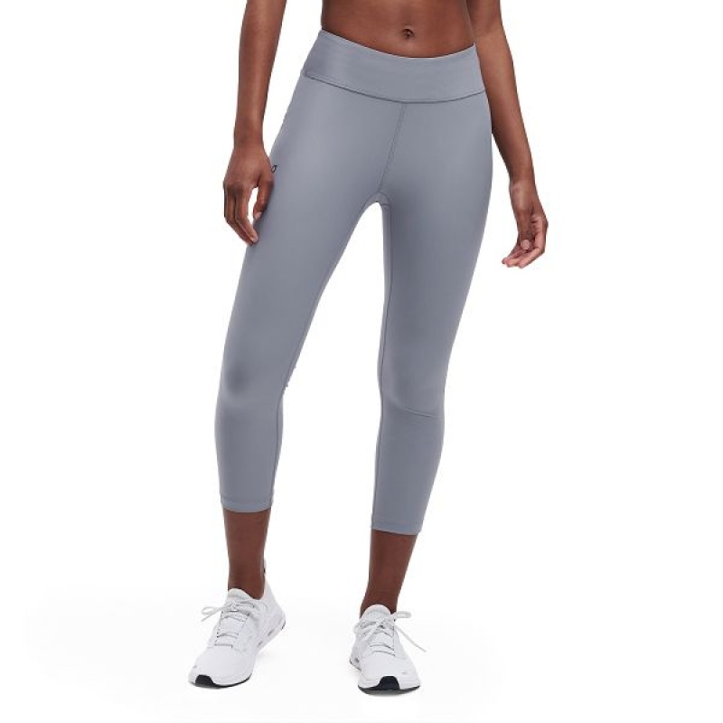 Women\'s On Running Active Pants Grey | 3475698_MY