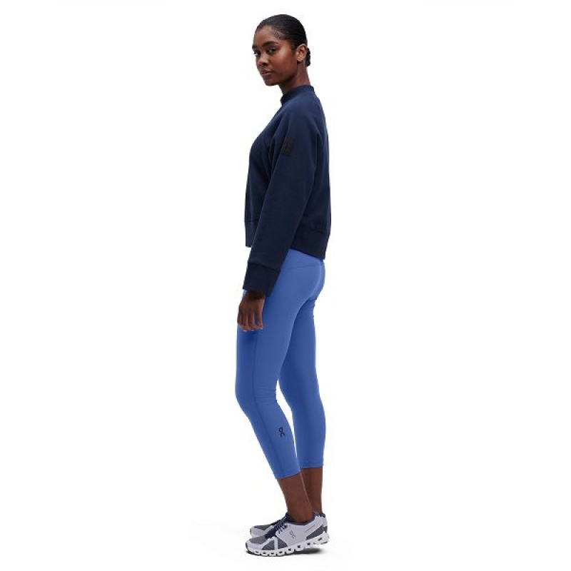 Women's On Running Active Tights Blue | 971856_MY