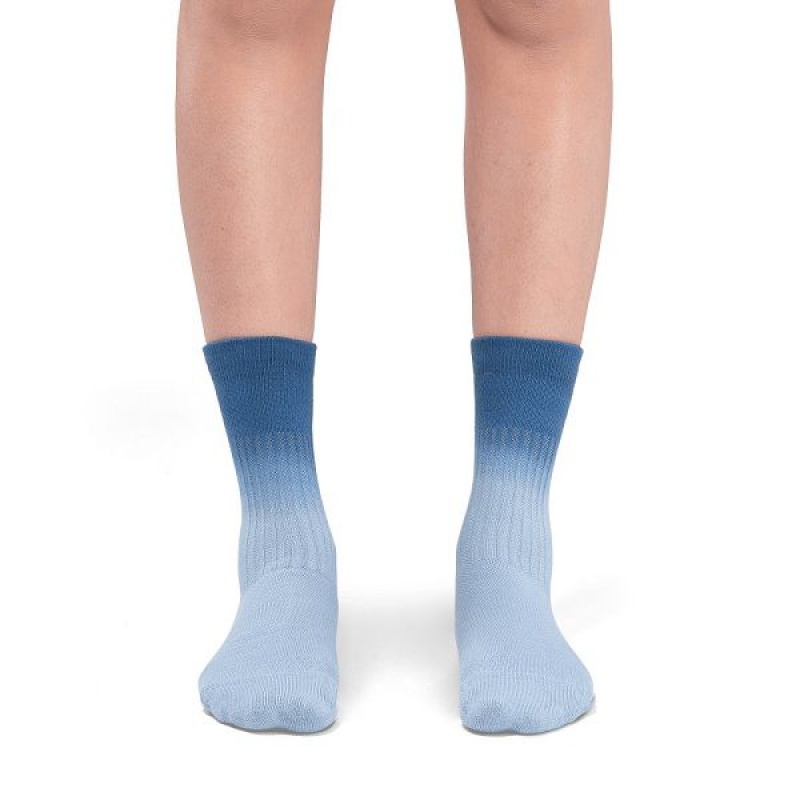 Women's On Running All-Day Socks Blue | 4587216_MY