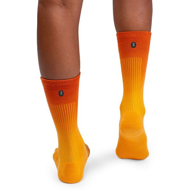 Women's On Running All-Day Socks Mango / Brown | 6013897_MY