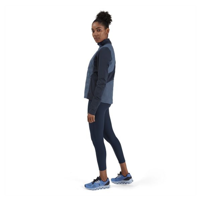 Women's On Running Climate Jackets Blue / Navy | 7908516_MY
