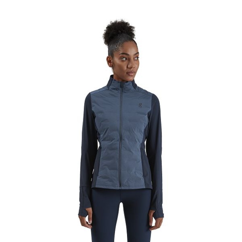 Women\'s On Running Climate Jackets Blue / Navy | 7908516_MY