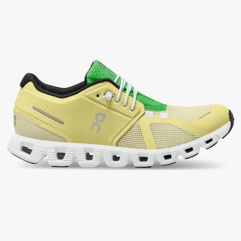 Women\'s On Running Cloud 5 Push Walking Shoes Yellow | 2795016_MY