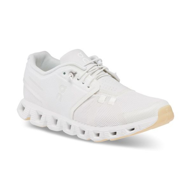 Women's On Running Cloud 5 Undyed Road Running Shoes White | 5476381_MY