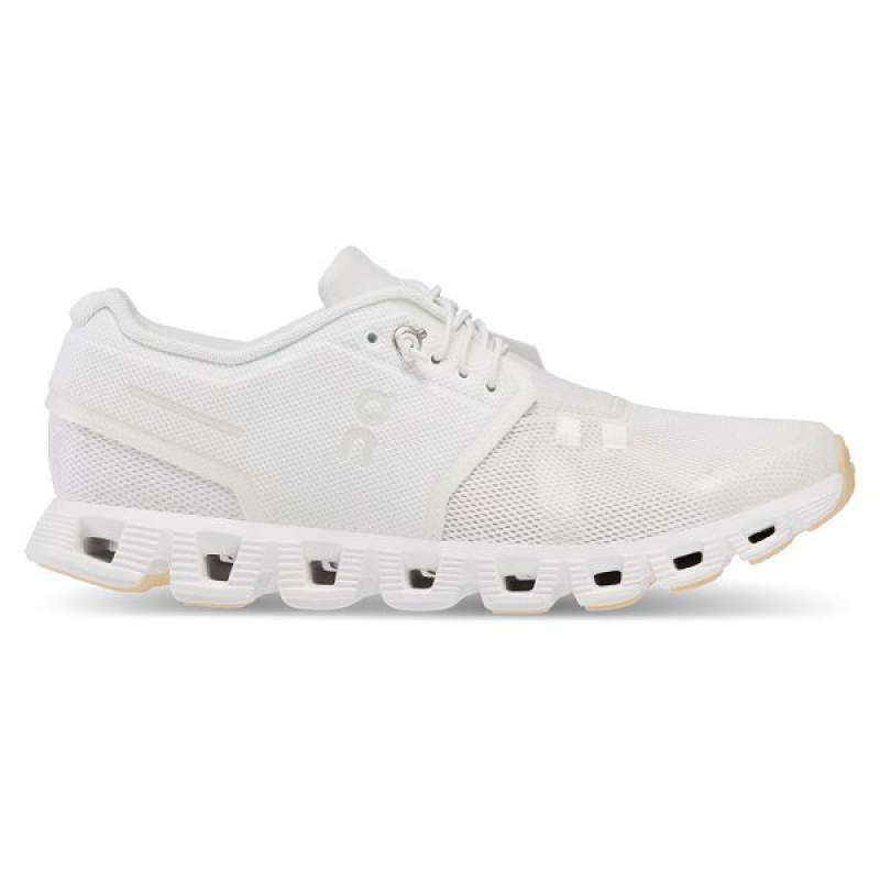 Women\'s On Running Cloud 5 Undyed Road Running Shoes White | 5476381_MY