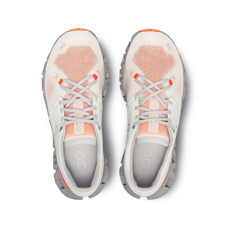 Women's On Running Cloud X 3 Road Running Shoes White | 4832159_MY