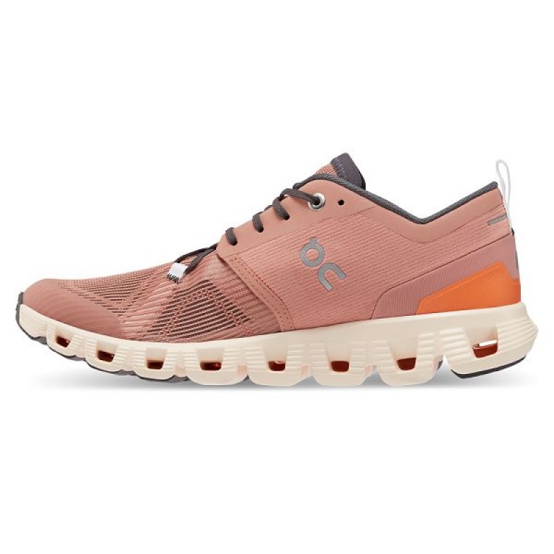 Women's On Running Cloud X 3 Shift Sneakers Apricot | 9480762_MY