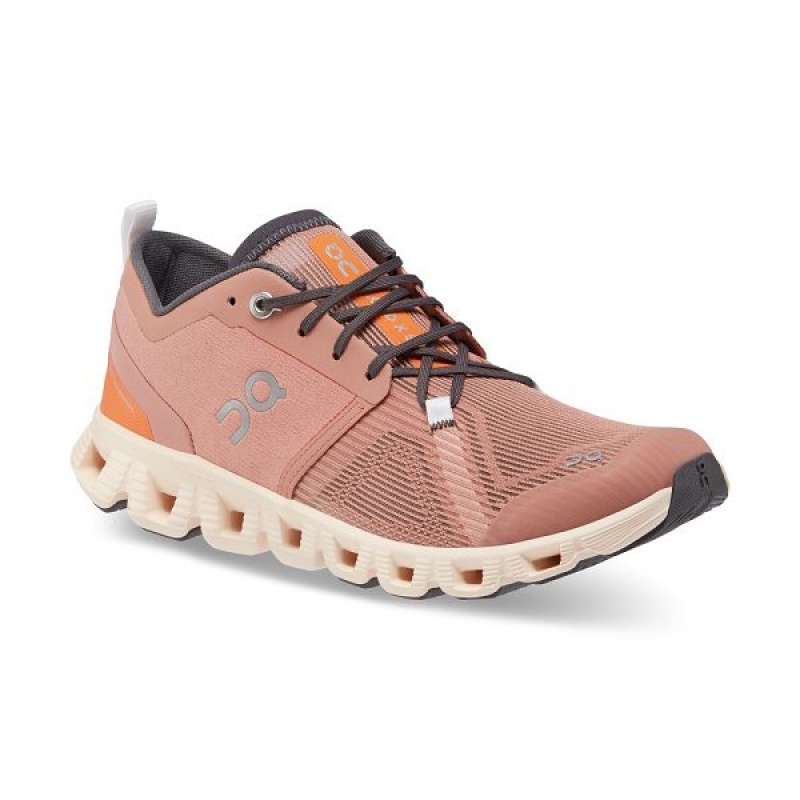 Women's On Running Cloud X 3 Shift Sneakers Apricot | 9480762_MY