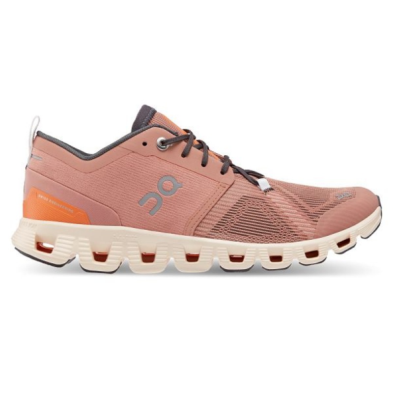Women\'s On Running Cloud X 3 Shift Sneakers Apricot | 9480762_MY