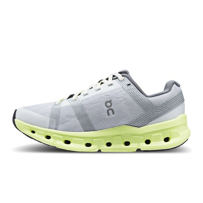 Women's On Running Cloudgo Wide Road Running Shoes Grey / Yellow | 7169320_MY