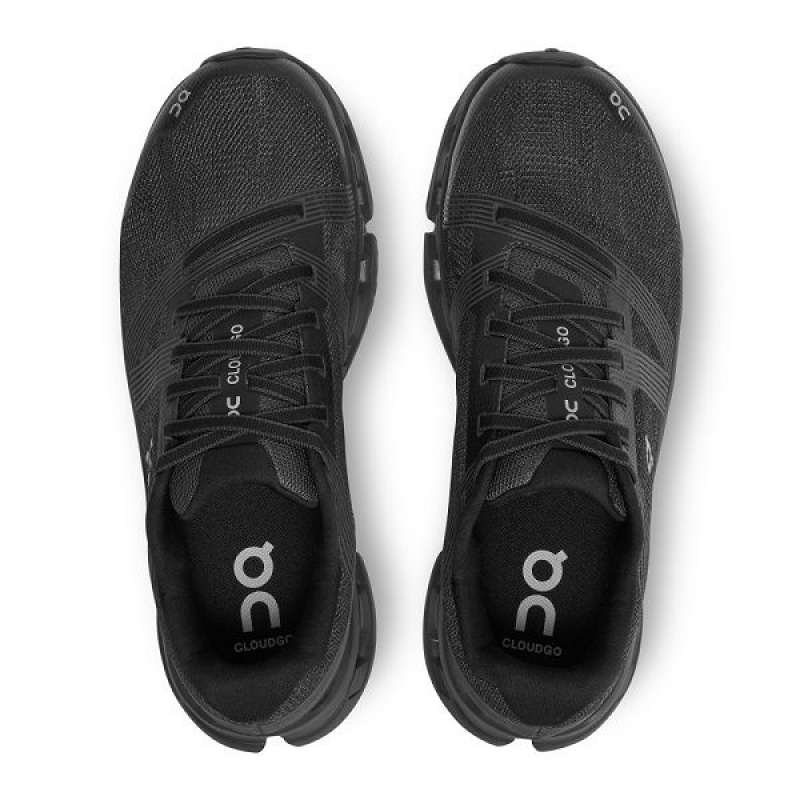 Women's On Running Cloudgo Wide Road Running Shoes Black | 2307148_MY