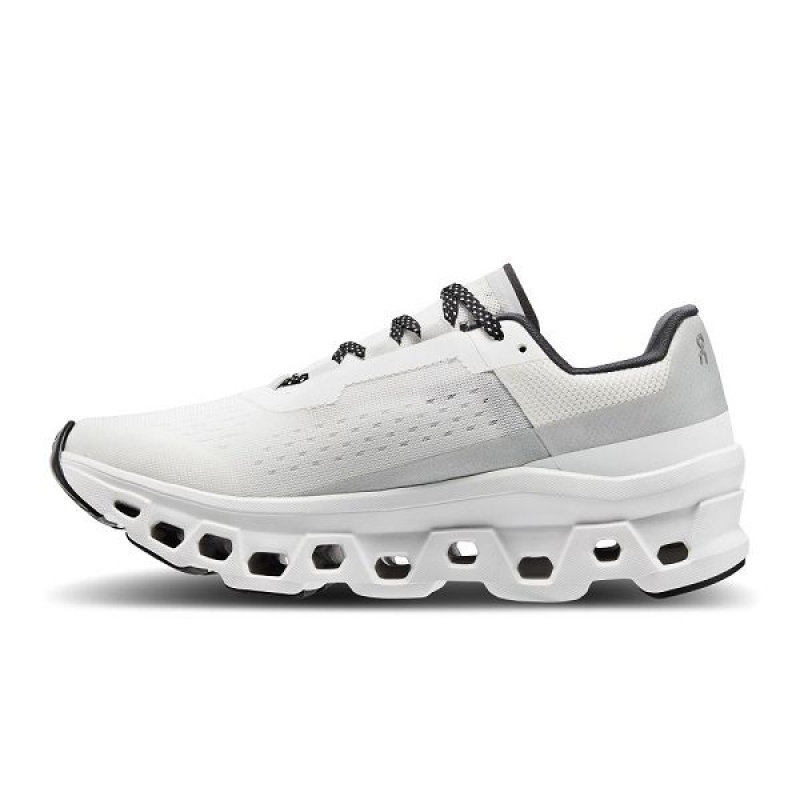 Women's On Running Cloudmonster Road Running Shoes White | 7426581_MY