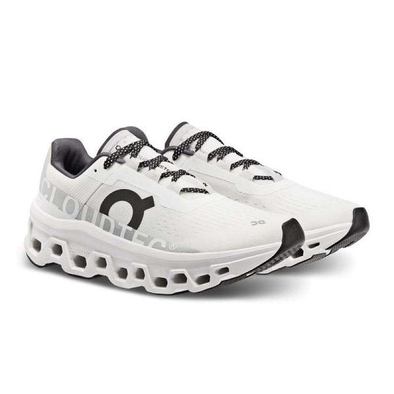Women's On Running Cloudmonster Road Running Shoes White | 7426581_MY