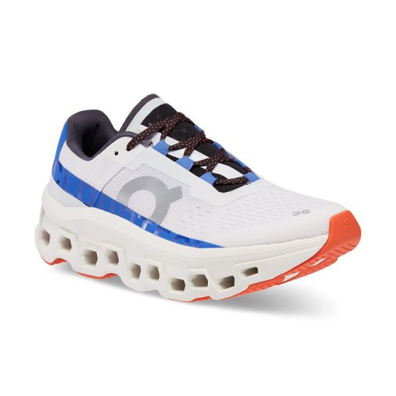 Women's On Running Cloudmonster Road Running Shoes White | 8512936_MY