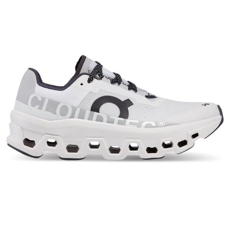 Women\'s On Running Cloudmonster Road Running Shoes White | 2956137_MY