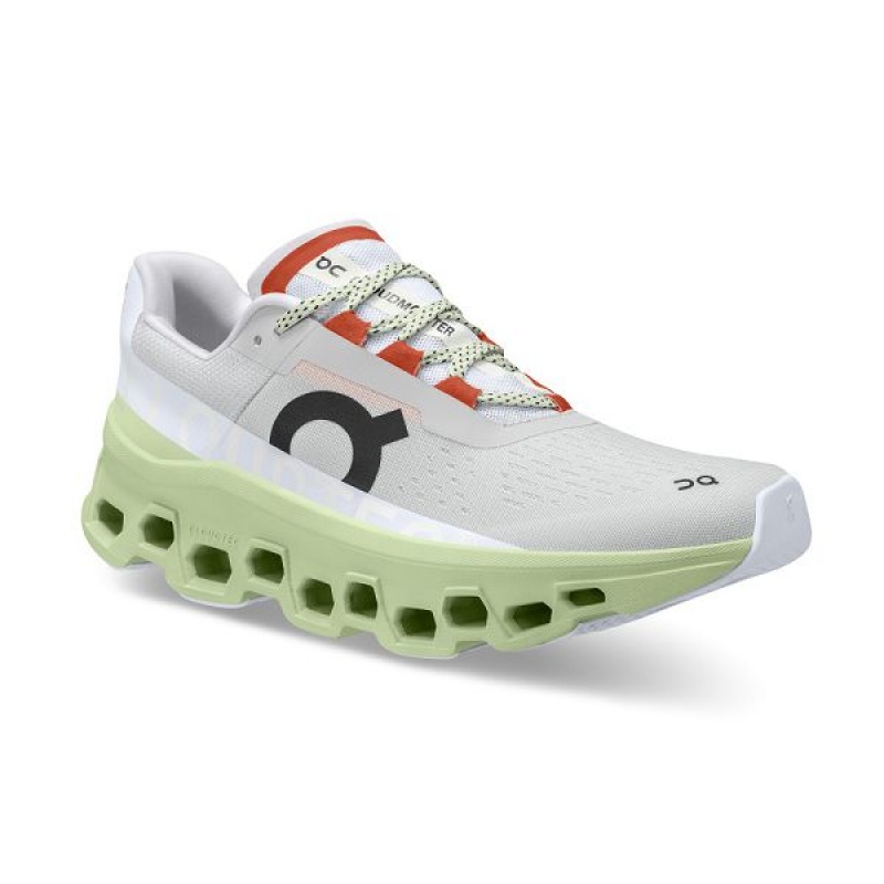 Women's On Running Cloudmonster Road Running Shoes Grey | 7935864_MY