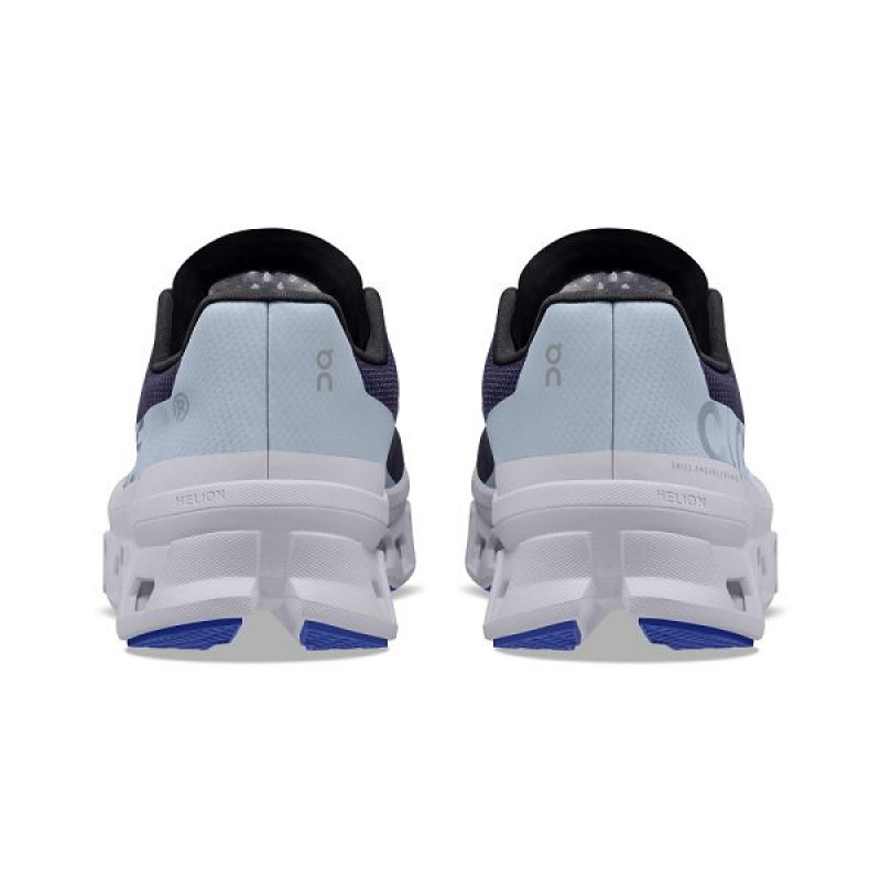 Women's On Running Cloudmonster Road Running Shoes Navy / Lavender | 6137829_MY