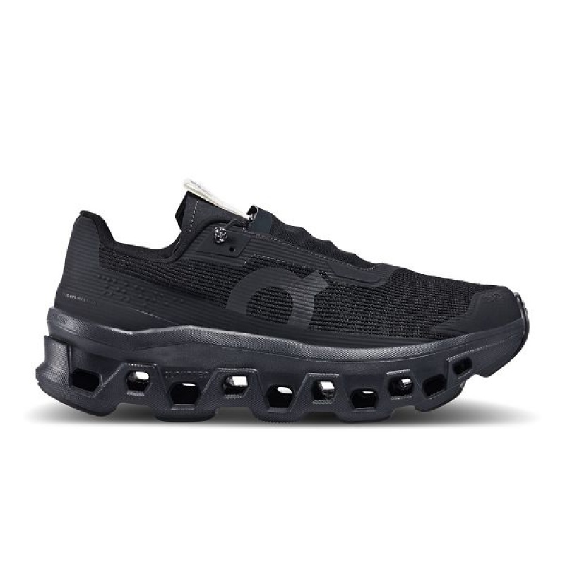 Women\'s On Running Cloudmonster Sensa Sneakers Black | 4718230_MY