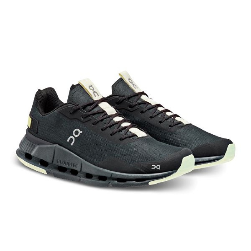 Women's On Running Cloudnova Form Sneakers Black | 8275910_MY