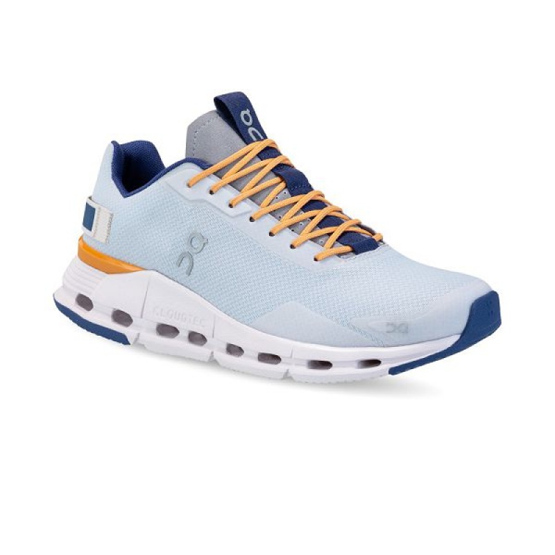 Women's On Running Cloudnova Form Sneakers Blue | 6974358_MY