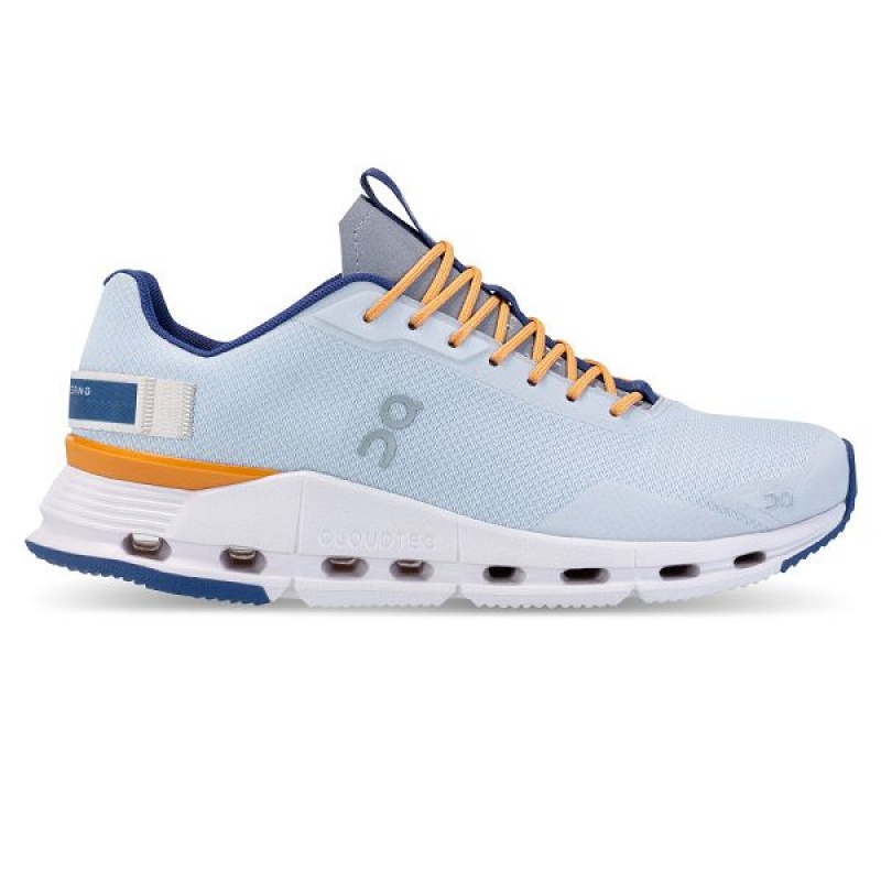 Women\'s On Running Cloudnova Form Sneakers Blue | 6974358_MY