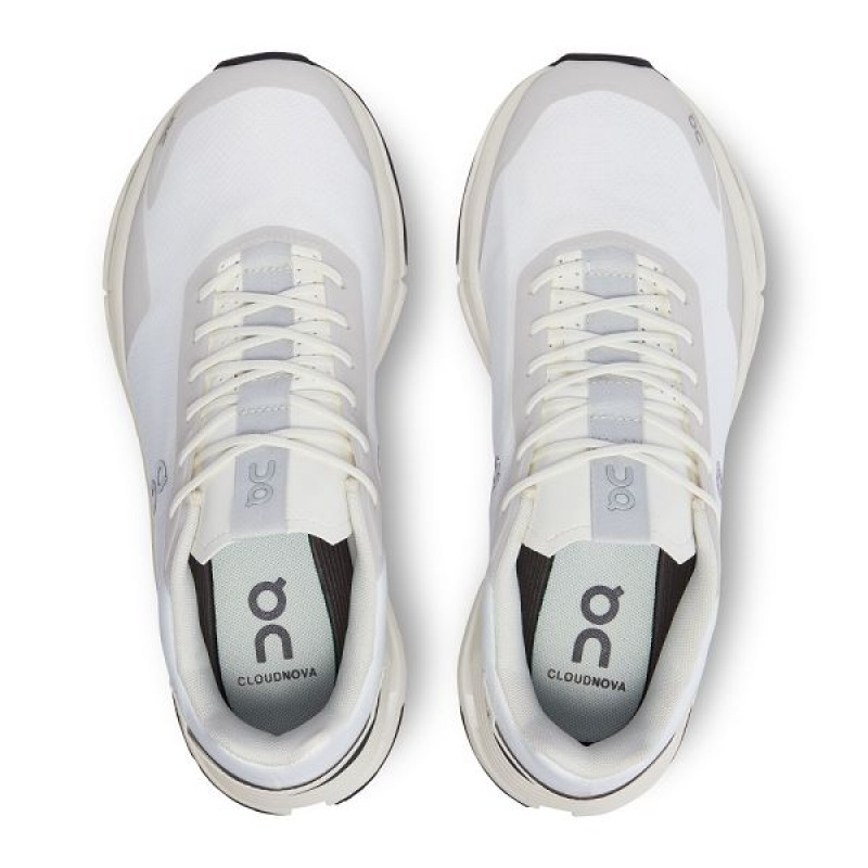 Women's On Running Cloudnova Form Sneakers White | 8751462_MY