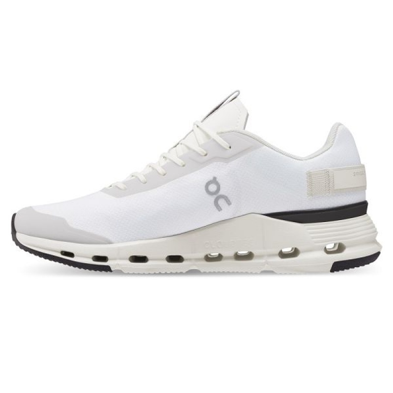 Women's On Running Cloudnova Form Sneakers White | 8751462_MY